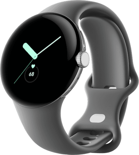 Google Pixel Watch Silver with Gray Band